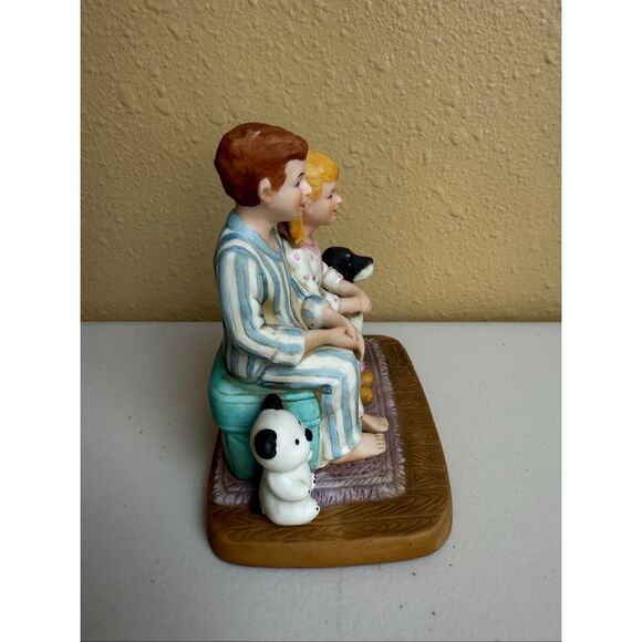 Norman Rockwell Santas Visit 1986 Limited Addition Fine Porcelain collectibles 6 - Picture 7 of 12